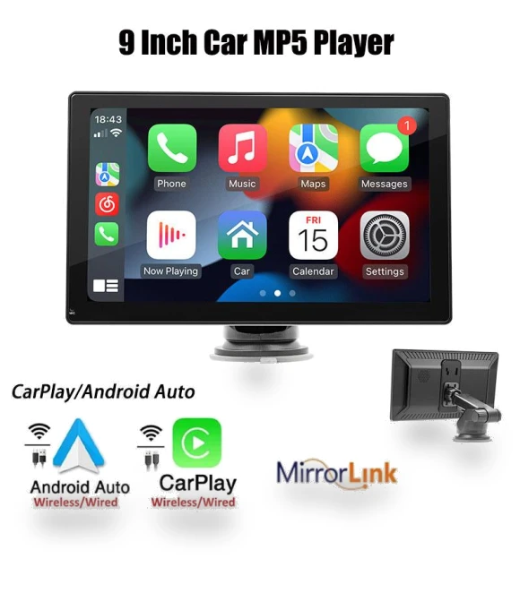 9-inch Touchscreen Car Audio Bluetooth Receiver — Stereo Receivers, Yousui Auto parts