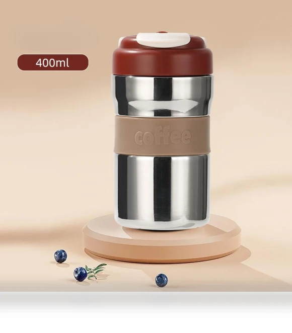 Ceramic Inner Coffee Cup with Smart Display — Beverage Warmers, Binchi Fitness