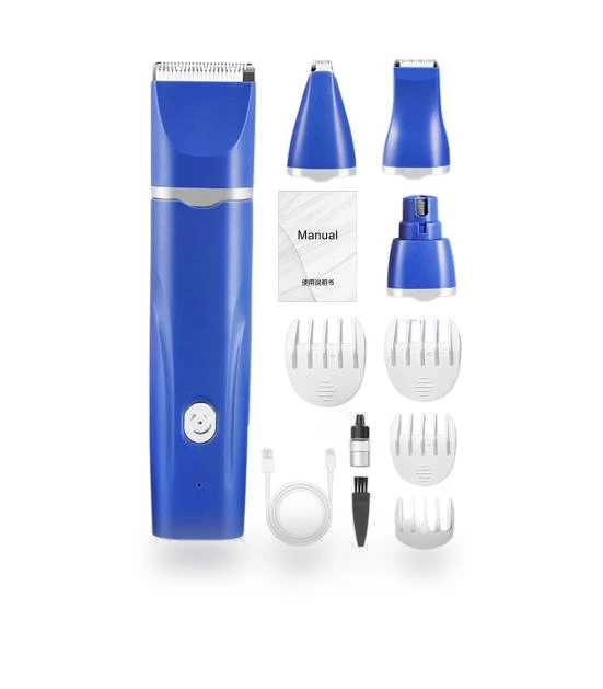 Dog Grooming Kit with Nail Clipper 4 in 1 — Hair Clippers, Love Pet House