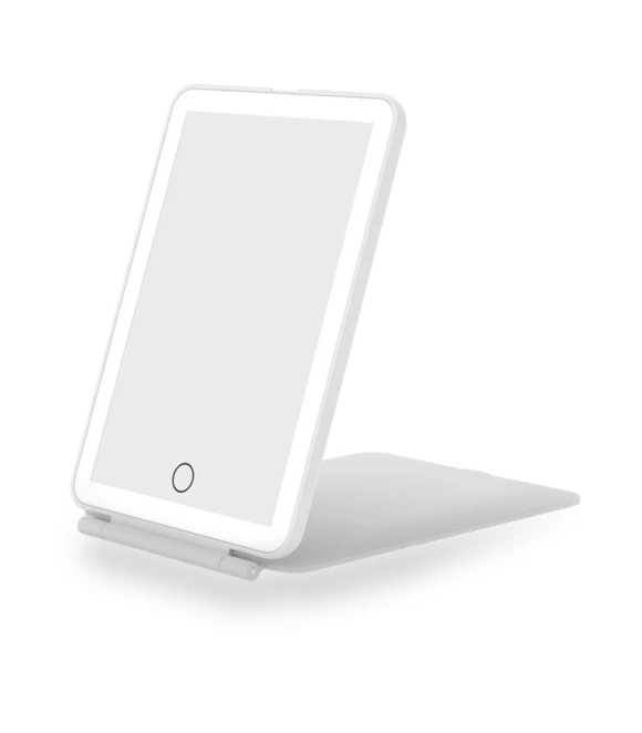 Folding Travel Makeup Mirror with LED Lighting — Compact & Travel, Makeup Kits