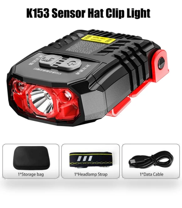 Mini USB Rechargeable Touch Clip Hat Light — Flashlights, Binchi Lighting Appliances