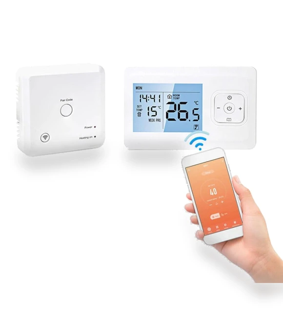 Programmable Room Thermostat — Smart Climate Control, White Dream