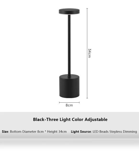 Rechargeable LED Touch Desk Lamp — Desk & Table Lighting, Binchi Lighting Appliances