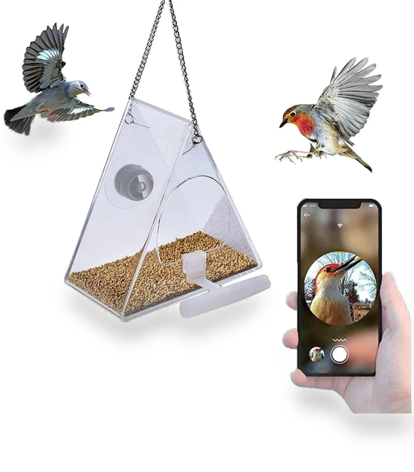 Smart Bird Feeder with Camera — Outdoor & Wildlife Cameras, Xingben Four