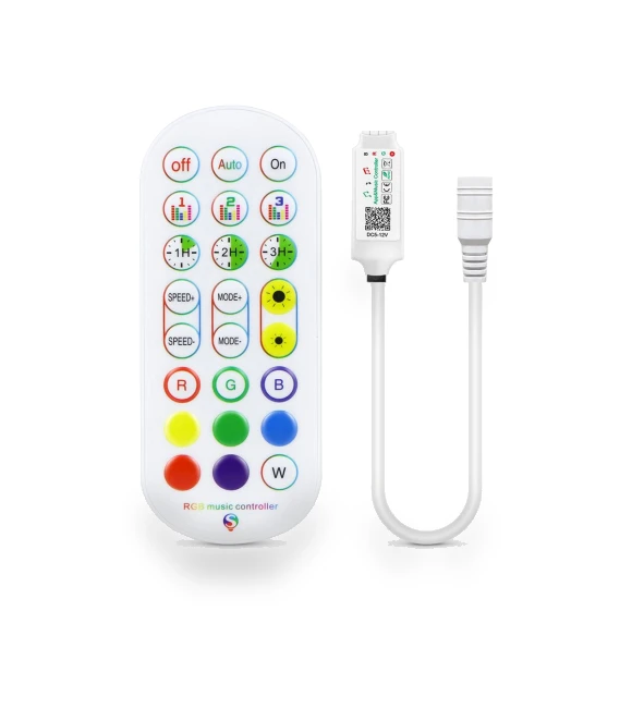 Smart Bluetooth RGB LED Controller — Remote Controls, AIMINGTE Light Accessories