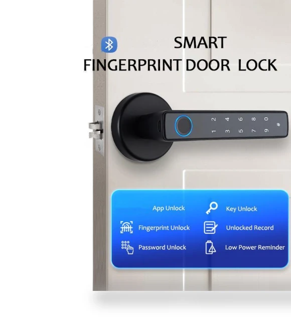 Smart Door Lock with Fingerprint — Smart Home Security, Sea Global