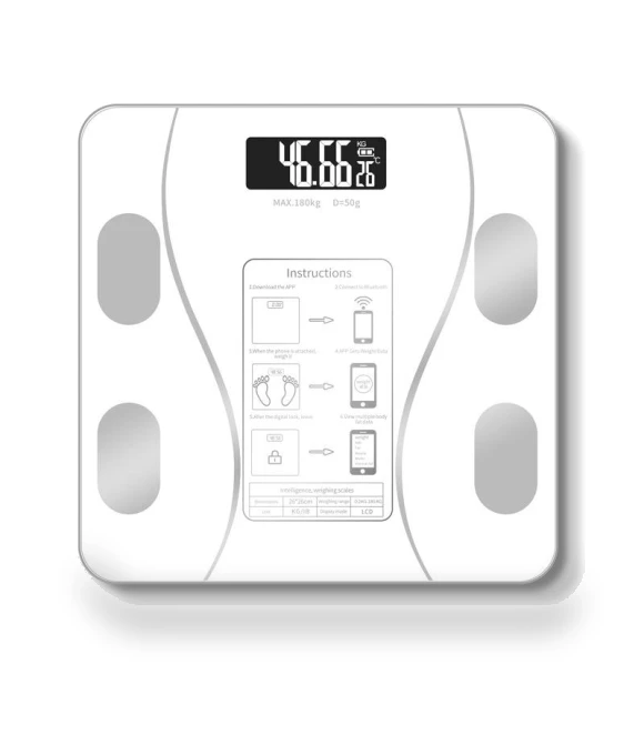 Smart Scale for Weight and Fat Measurement — Weight Management Tools, Fancy decoration
