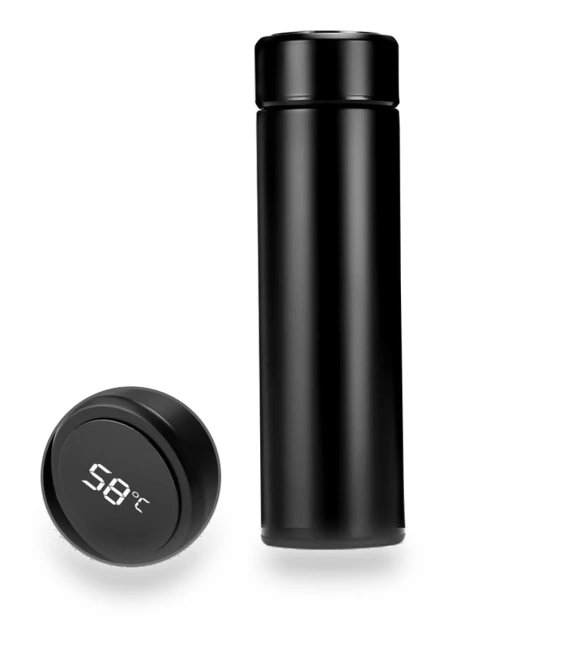 Smart Stainless Steel Thermos with LCD Touch Screen — Beverage Warmers, TOP HOME-002