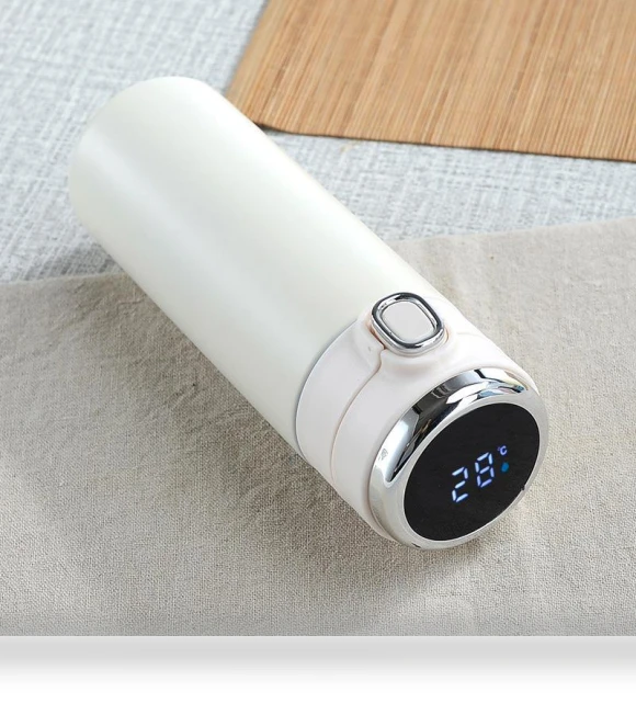 Smart Temperature Display Stainless Steel Thermos Cup — Beverage Warmers, Yiran Furniture