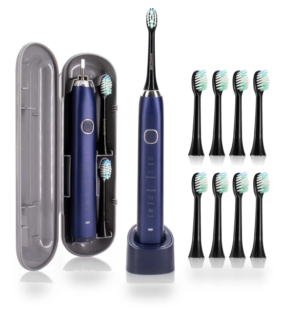 Ultrasonic Whitening Electric Toothbrush — Ultrasonic, Light makeup
