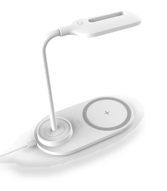 360° Adjustable LED Desk Lamp with Wireless Charging — Study & Desk Lighting, Build My Home