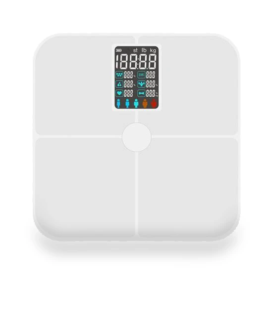 Body Fat Scale with Digital Display — Body Composition Analysis, Refreshing Home