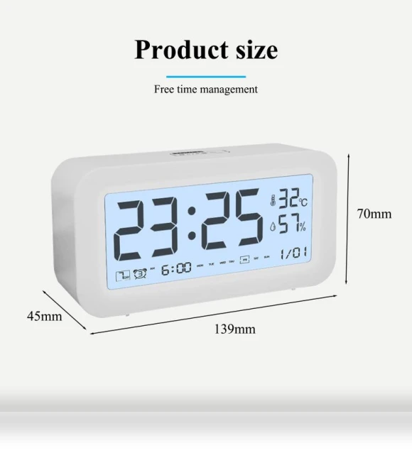 Digital Alarm Clock — Alarms & Clocks, TOP MALL-004