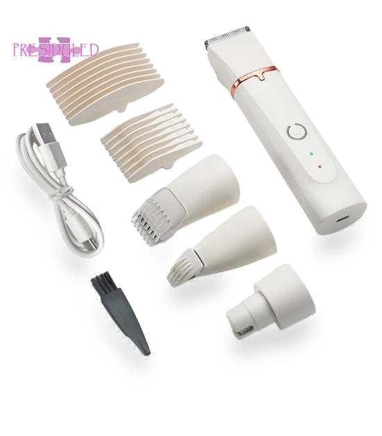 Electric Pet Grooming Kit 4-in-1 — Hair Clippers, Elegant Living House