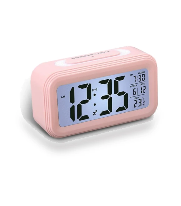 LED Digital Alarm Clock with Temperature and Calendar — Clocks, TOP MALL-004