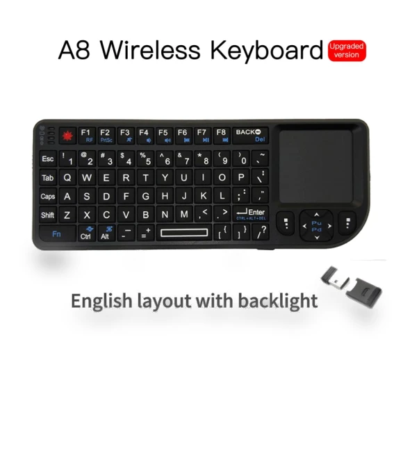 Mini 2.4G RF Wireless Keyboard with Backlight — Keyboards, Refreshing Home