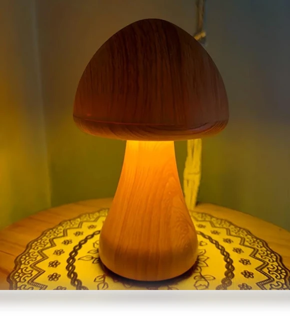 Multicolor LED Mushroom Night Light — Night Lights, Living style