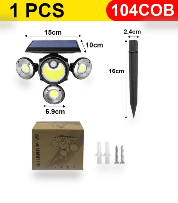 Multifunctional Solar Lamp — Garden Illumination, paweinuo 03