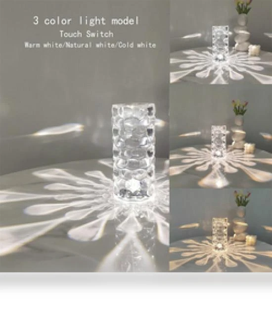 Portable Touch Color Changing Crystal Table Lamp — Lamps & Shades, Zhou Yajin