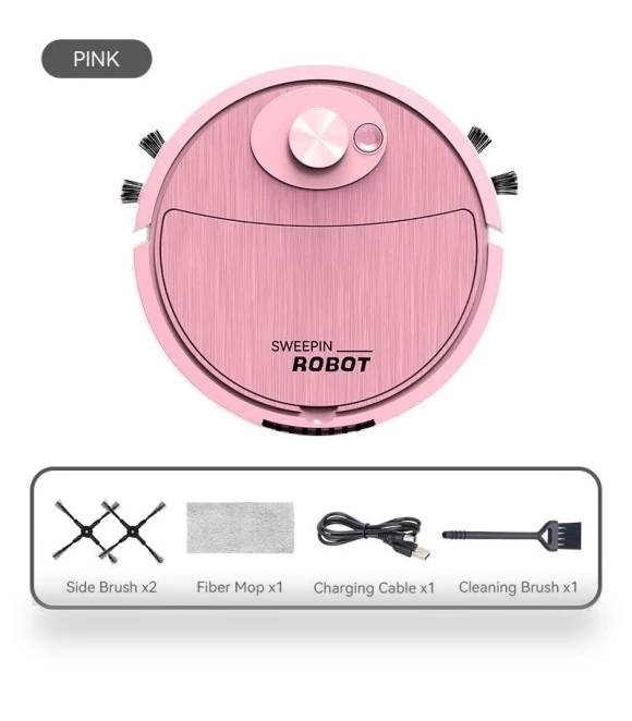 Robot Vacuum and Mop with USB Charging — Smart Cleaning Robots, Refreshing Home