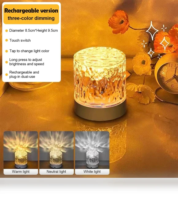 Rotating Pulsating LED Light with Adjustable Brightness — Night Lights, Elbulbo Lighting