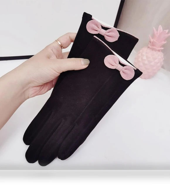 Women's warm cycling gloves with butterfly — Gloves, Exquisite Co., Ltd.