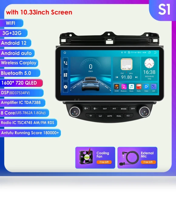 AI Voice Android Car Radio with GPS Navigation — Navigation & GPS Accessories, Hizpo
