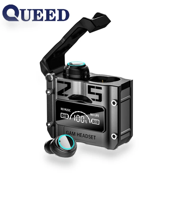 Bluetooth Earbuds with Noise Cancellation — In-Ear Headphones, QUEED