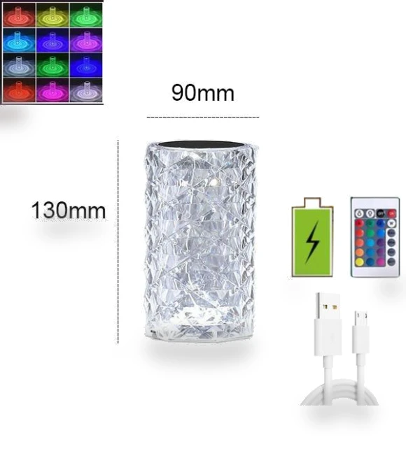 Crystal Table Lamp — Desk & Table Lighting, Refreshing Home
