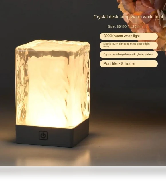 Crystal Table Lamp — Desk & Table Lighting, Your Warm Home