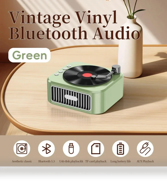 Retro Bluetooth Speaker — Portable Sound Systems, Conwe