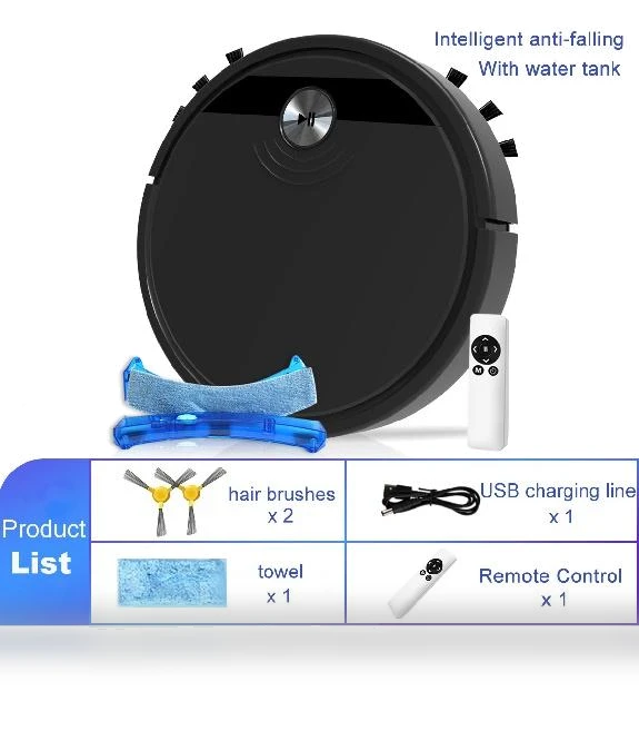 Robot Vacuum Cleaner 3-in-1 with APP Control — Smart Cleaning Robots, Refreshing Home