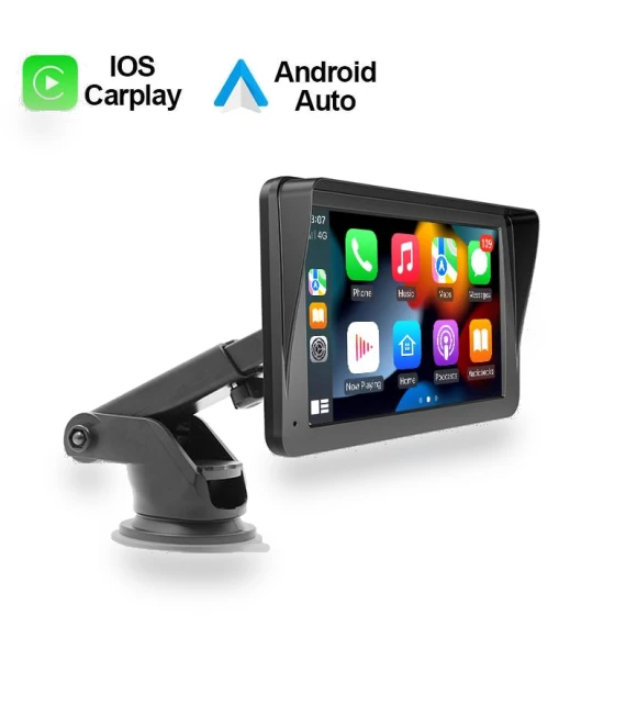 Universal 7-inch Car Radio with Wireless Carplay and Android Auto — Stereo Receivers, HOME-Auto-001
