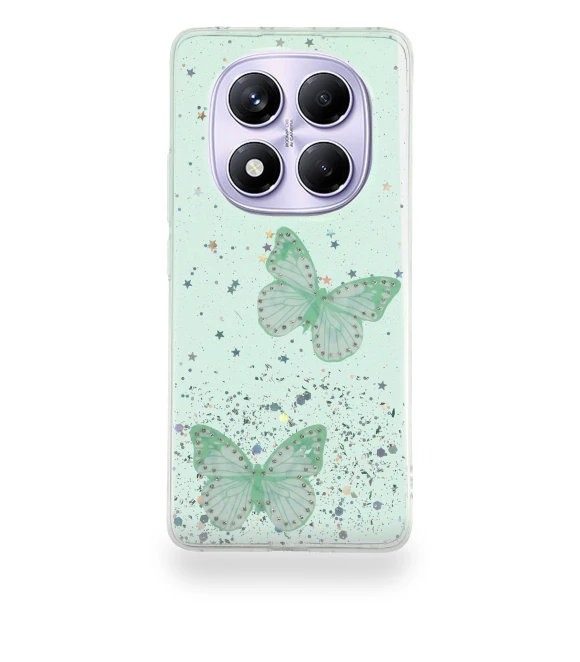 Epoxy PVC Butterfly TPU Aesthetics Phone Cover — Mobiles, Smartwatch 2025