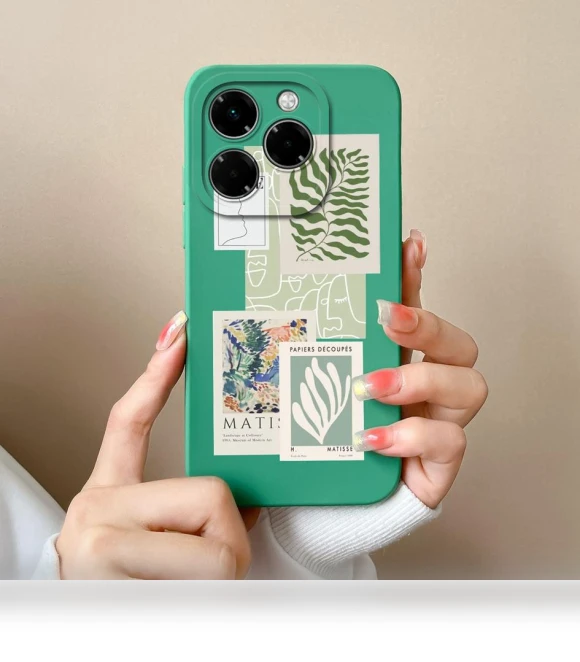 Fashionable Aesthetic Style Soft Liquid Thin Silicone Premium Protection Case — Basic Cases, New Style Case
