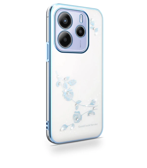 Flower Decor Case with Rhinestones — Mobiles, Smartwatch 2025