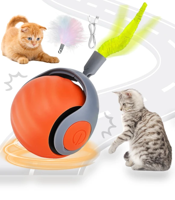 Interactive Cat Ball — Cat Playthings, QIIAII D