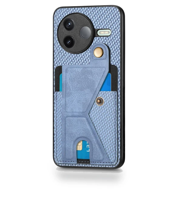 Leather Back Cover with K-shaped Stand — Phone Accessories, Smartwatch 2025