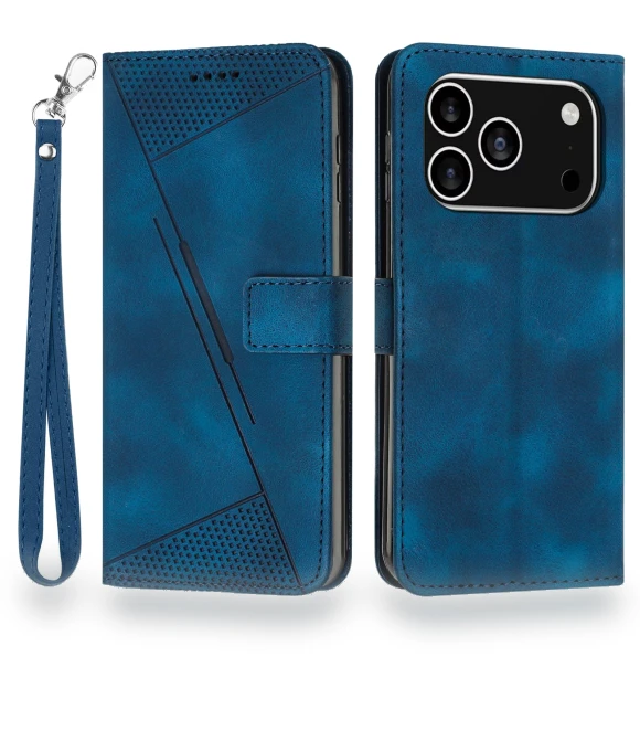Leather Case with Embossed Triangle — Phone Accessories, Smartwatch 2025