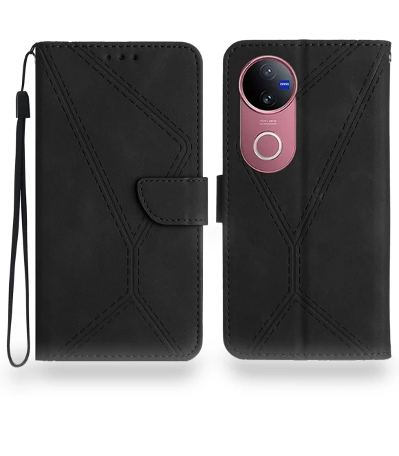 Leather Case with Touch Lines Embossing — Flip Cases, Smartwatch 2025