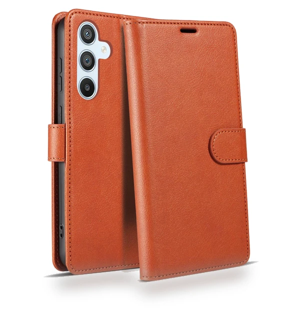 Magnetic RFID Blocking Leather Phone Wallet Cover — Flip Cases, Smartwatch 2025