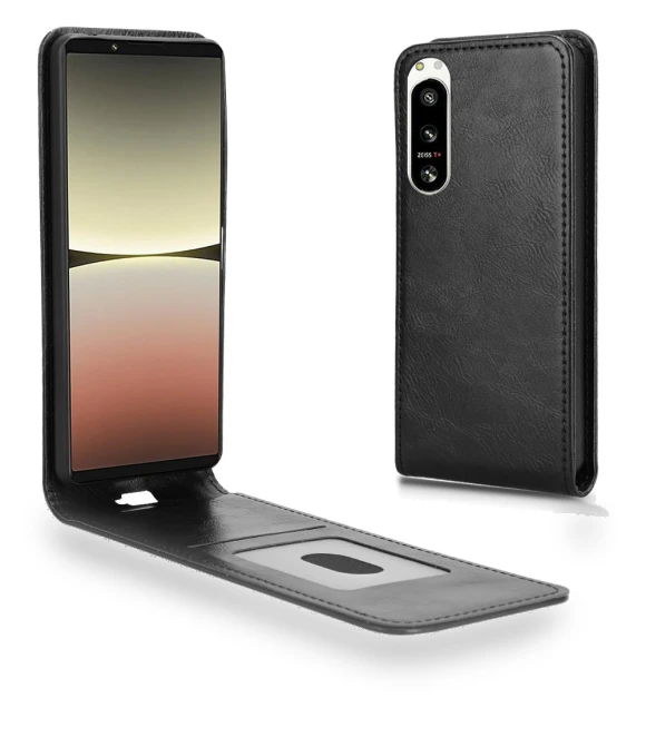 Magnetic Vertical Flip Leather Phone Case with Card Holder — Flip Cases, Smartwatch 2025