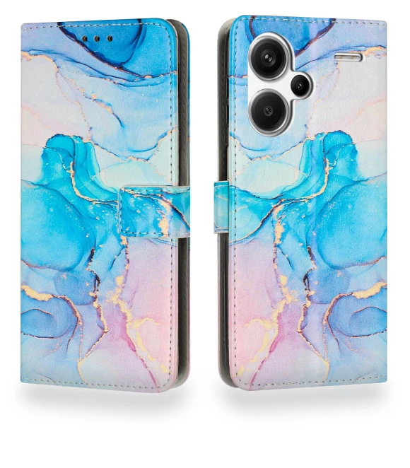 Marble Pattern PU Leather Wallet Case with Wrist Strap — Basic Cases, Smartwatch 2025