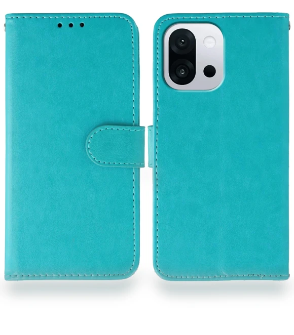 PU Leather Flip Wallet Phone Cover with Strap — Flip Cases, Smartwatch 2025