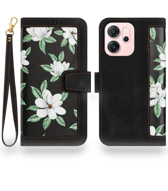 PU Leather Floral Pattern Phone Case — Basic Cases, Smartwatch 2025