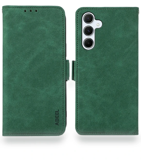 PU Leather Folio Stand View RFID Blocking Phone Cover — Bumpers, ABEEL