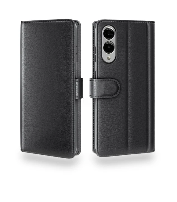 Split Leather Phone Cover with Wallet Stand — Phone Accessories, Smartwatch 2025