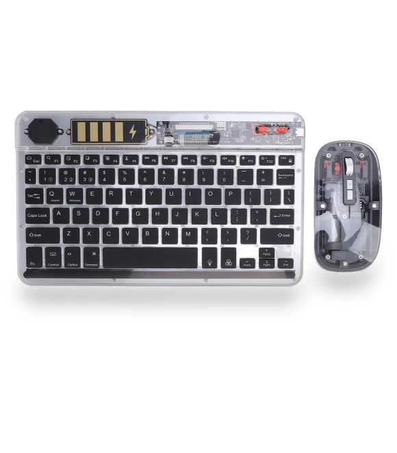 Ultra-Thin RGB Backlit Wireless Keyboard and Mouse Combo — Keyboards, OutsideWorld
