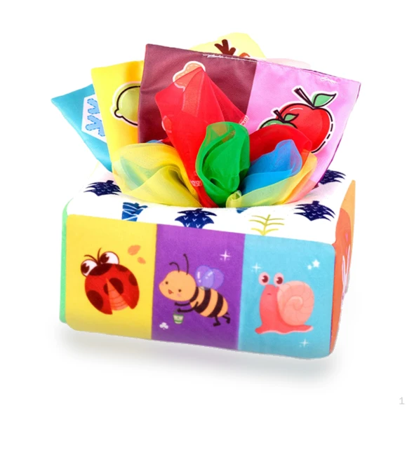 Baby Tissue Box Toy — Infant & Early Childhood Playthings, Topmartbuy