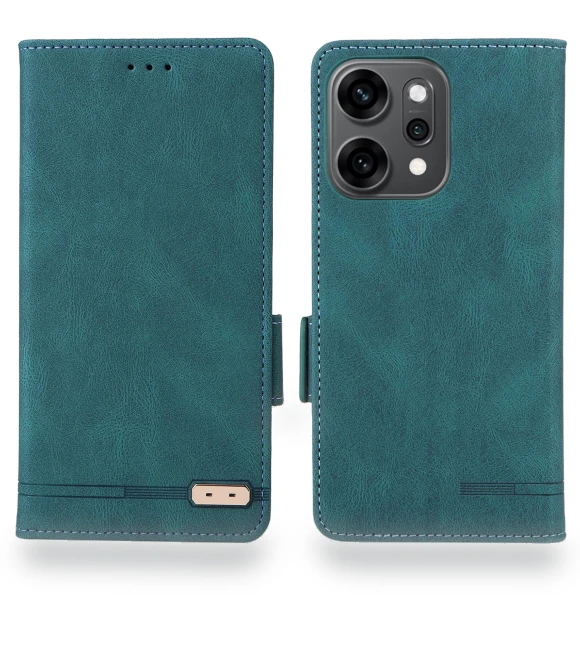 Leather Wallet Flip Phone Cover with Hardware Decor — Flip Cases, Smartwatch 2025